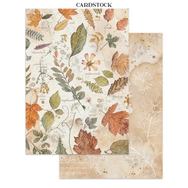 Stamperia FLOWERS and POEMS - A4 Junk Journal - Stickers Cut outs Backgrounds #SBJK31