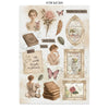 Stamperia FLOWERS and POEMS - A4 Junk Journal - Stickers Cut outs Backgrounds #SBJK31