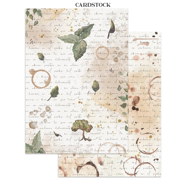 Stamperia FLOWERS and POEMS - A4 Junk Journal - Stickers Cut outs Backgrounds #SBJK31
