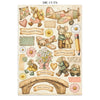 Stamperia COZY FAMILY - A4 Junk Journal - Stickers Cut outs Backgrounds #SBJK32