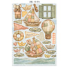 Stamperia COZY FAMILY - A4 Junk Journal - Stickers Cut outs Backgrounds #SBJK32