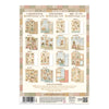 Stamperia COZY FAMILY - A4 Junk Journal - Stickers Cut outs Backgrounds #SBJK32
