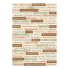 Stamperia COZY FAMILY - A4 Junk Journal - Stickers Cut outs Backgrounds #SBJK32