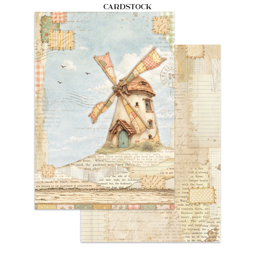 Stamperia COZY FAMILY - A4 Junk Journal - Stickers Cut outs Backgrounds #SBJK32