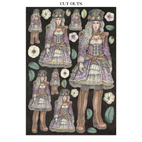 Stamperia GARDENS OF TIME A5 Junk Journal FOCUS POINTS for Arts & Crafts #SBJKS01