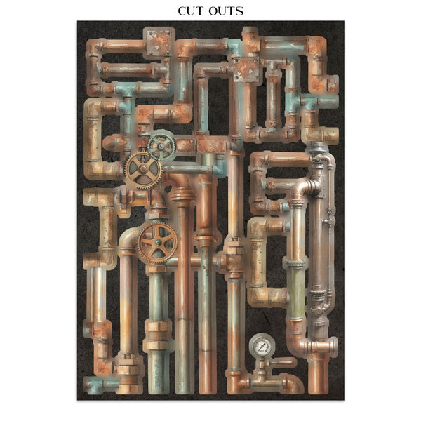 Stamperia GARDENS OF TIME A5 Junk Journal FOCUS POINTS for Arts & Crafts #SBJKS01