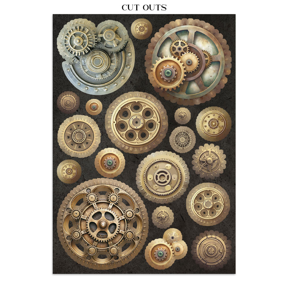 Stamperia GARDENS OF TIME A5 Junk Journal FOCUS POINTS for Arts & Crafts #SBJKS01