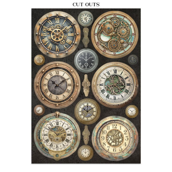 Stamperia GARDENS OF TIME A5 Junk Journal FOCUS POINTS for Arts & Crafts #SBJKS01