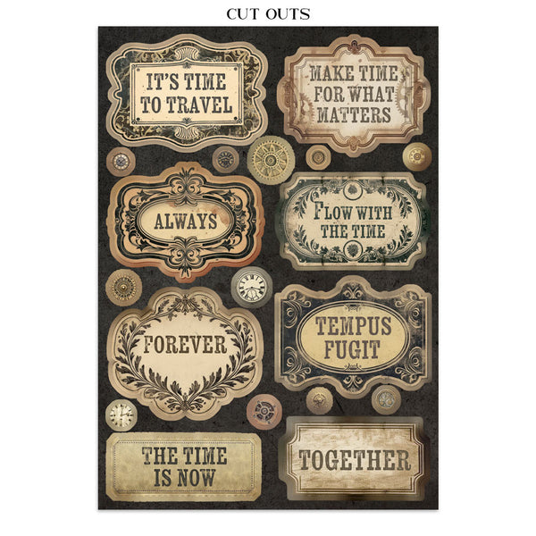 Stamperia GARDENS OF TIME A5 Junk Journal FOCUS POINTS for Arts & Crafts #SBJKS01
