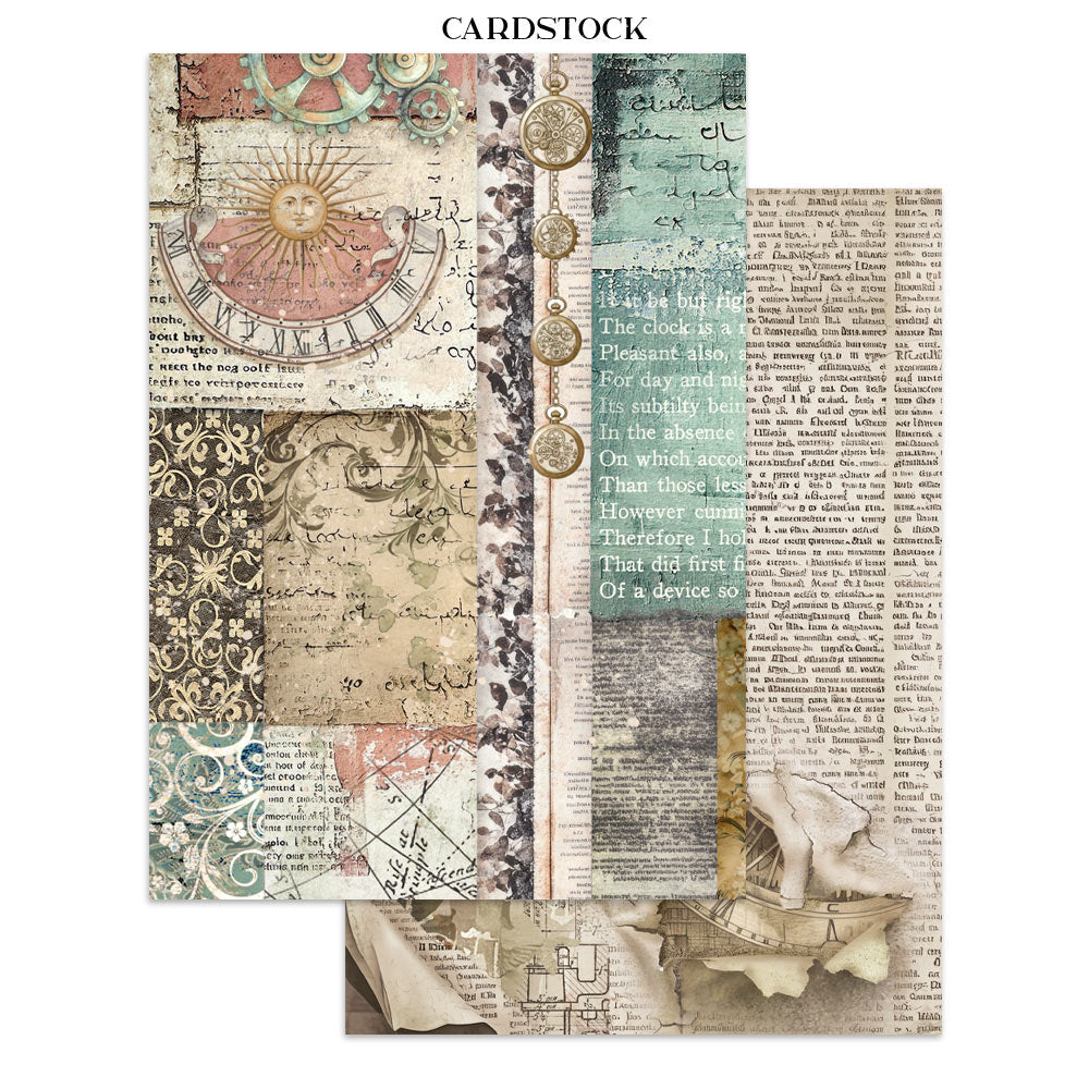 Stamperia GARDENS OF TIME A5 Junk Journal FOCUS POINTS for Arts & Crafts #SBJKS01