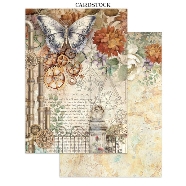 Stamperia GARDENS OF TIME A5 Junk Journal FOCUS POINTS for Arts & Crafts #SBJKS01