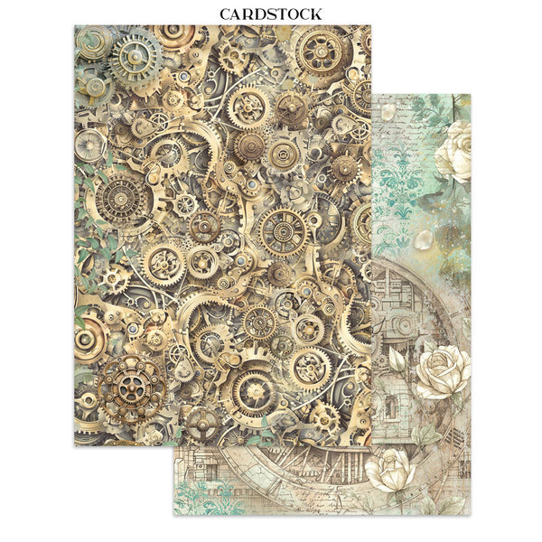Stamperia GARDENS OF TIME A5 Junk Journal FOCUS POINTS for Arts & Crafts #SBJKS01