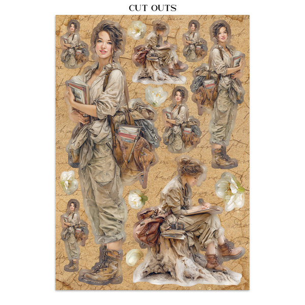 PRE-ORDER / RE-ORDER Stamperia ALL AROUND A5 Junk Journal FOCUS POINTS for Arts & Crafts #SBJKS02