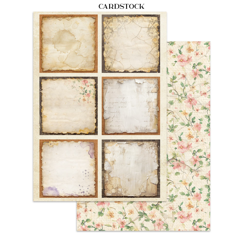 PRE-ORDER / RE-ORDER Stamperia ALL AROUND A5 Junk Journal FOCUS POINTS for Arts & Crafts #SBJKS02