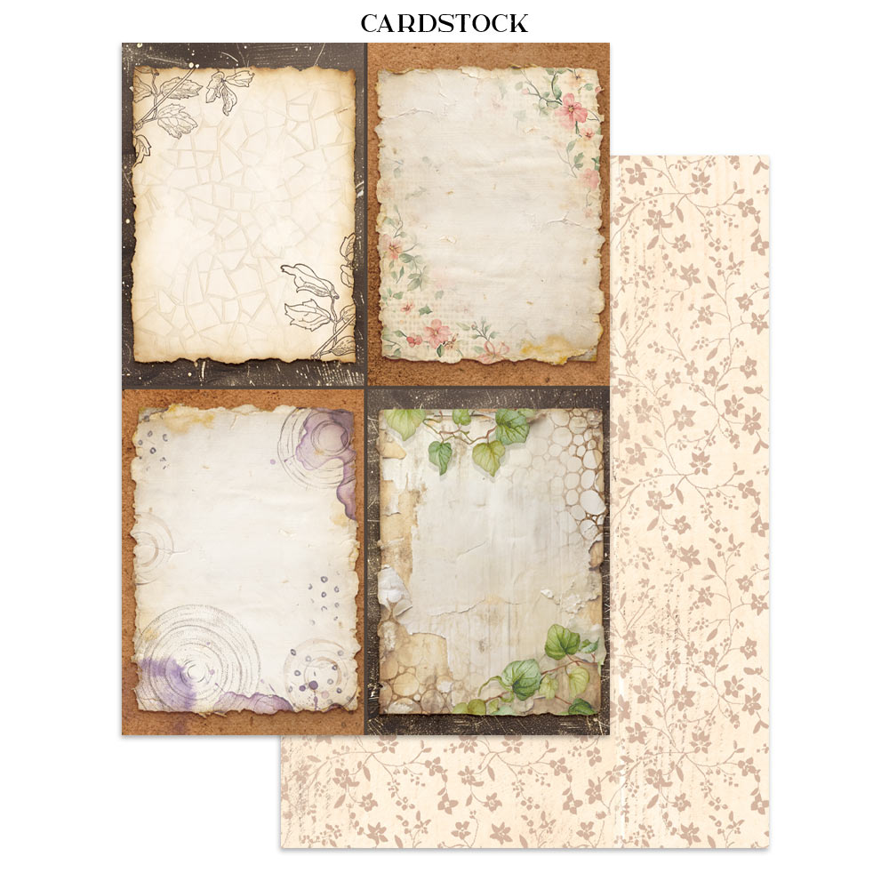 PRE-ORDER / RE-ORDER Stamperia ALL AROUND A5 Junk Journal FOCUS POINTS for Arts & Crafts #SBJKS02