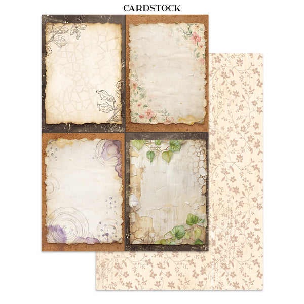 PRE-ORDER / RE-ORDER Stamperia ALL AROUND A5 Junk Journal FOCUS POINTS for Arts & Crafts #SBJKS02