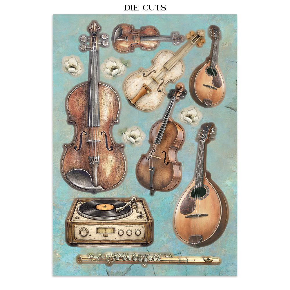 Stamperia SYMPHONY A5 Junk Journal FOCUS POINTS for Arts & Crafts #SBJKS03