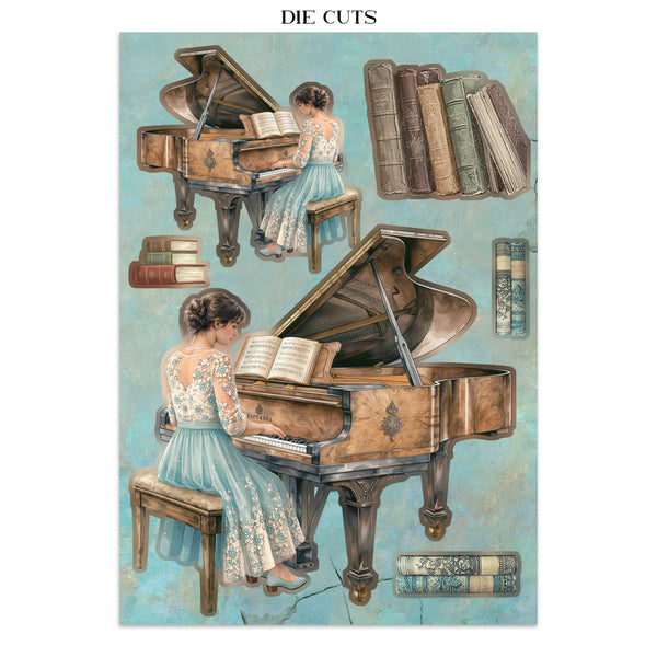 Stamperia SYMPHONY A5 Junk Journal FOCUS POINTS for Arts & Crafts #SBJKS03