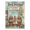 Book cover of 'Junk Journal Symphony' by Sara Alcoberdas with a girl at a piano illustration.