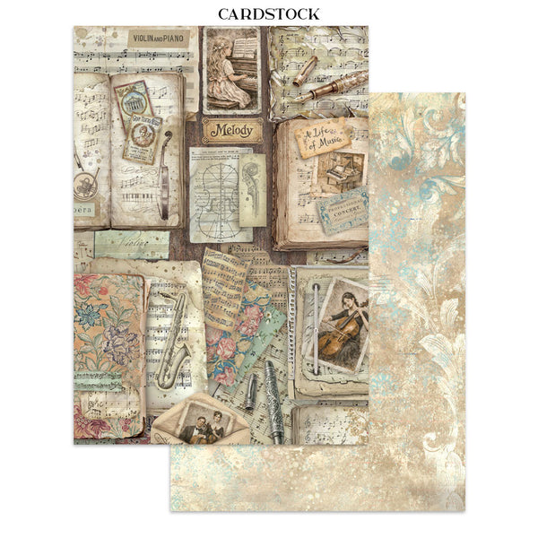 Stamperia SYMPHONY A5 Junk Journal FOCUS POINTS for Arts & Crafts #SBJKS03