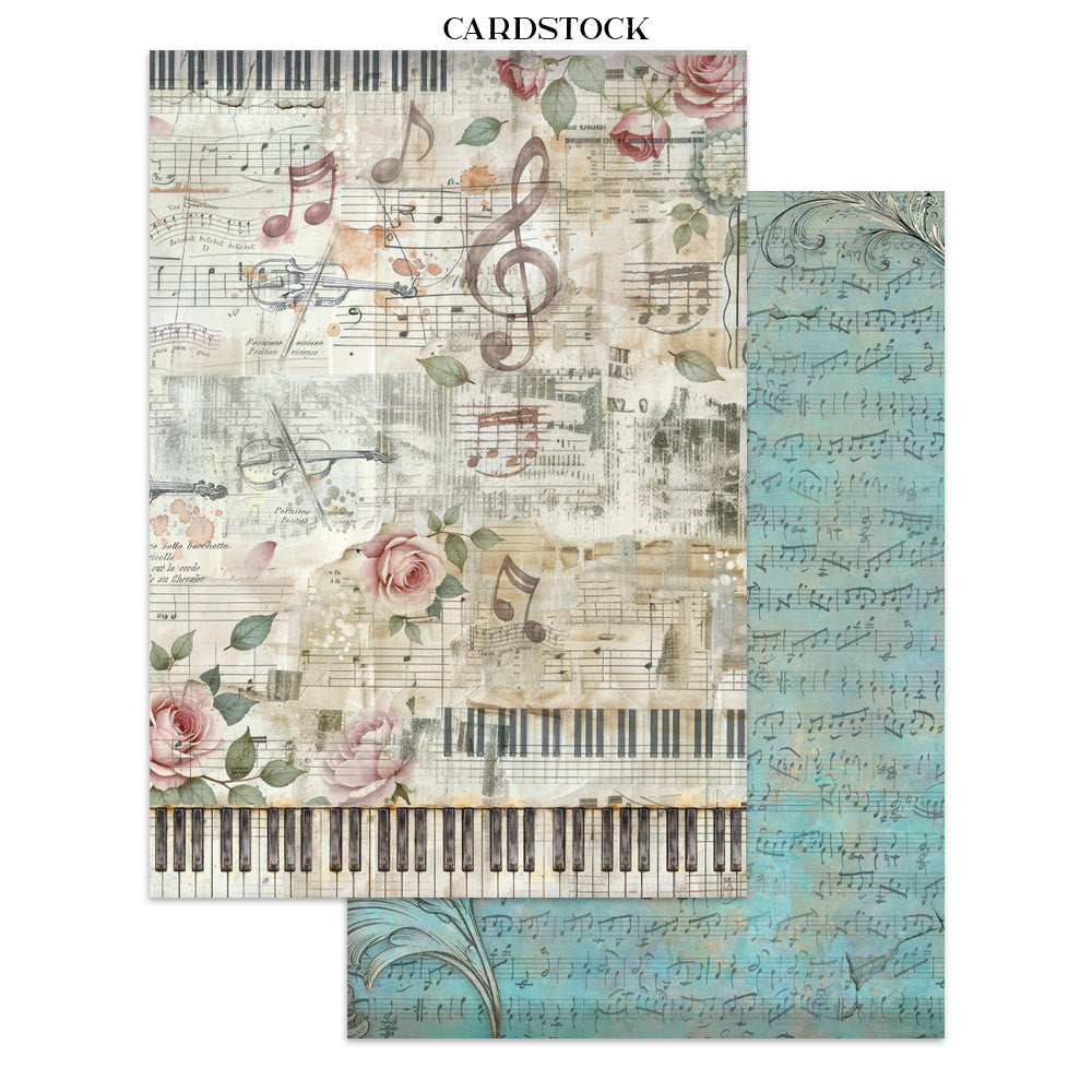 Stamperia SYMPHONY A5 Junk Journal FOCUS POINTS for Arts & Crafts #SBJKS03