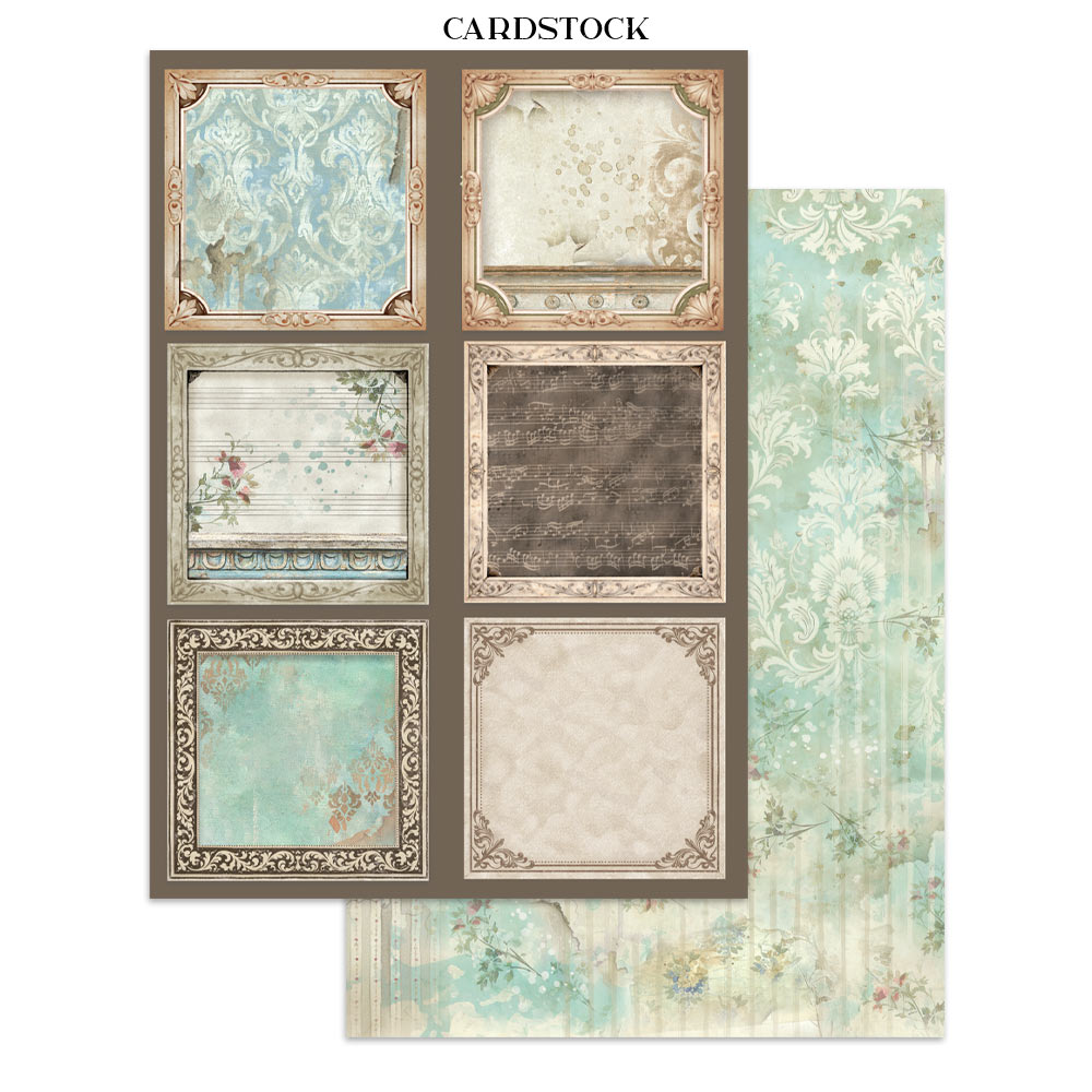 Stamperia SYMPHONY A5 Junk Journal FOCUS POINTS for Arts & Crafts #SBJKS03