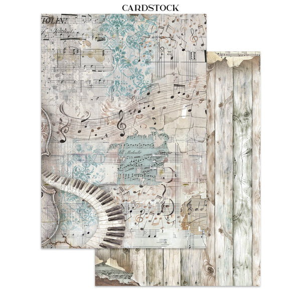 Stamperia SYMPHONY A5 Junk Journal FOCUS POINTS for Arts & Crafts #SBJKS03
