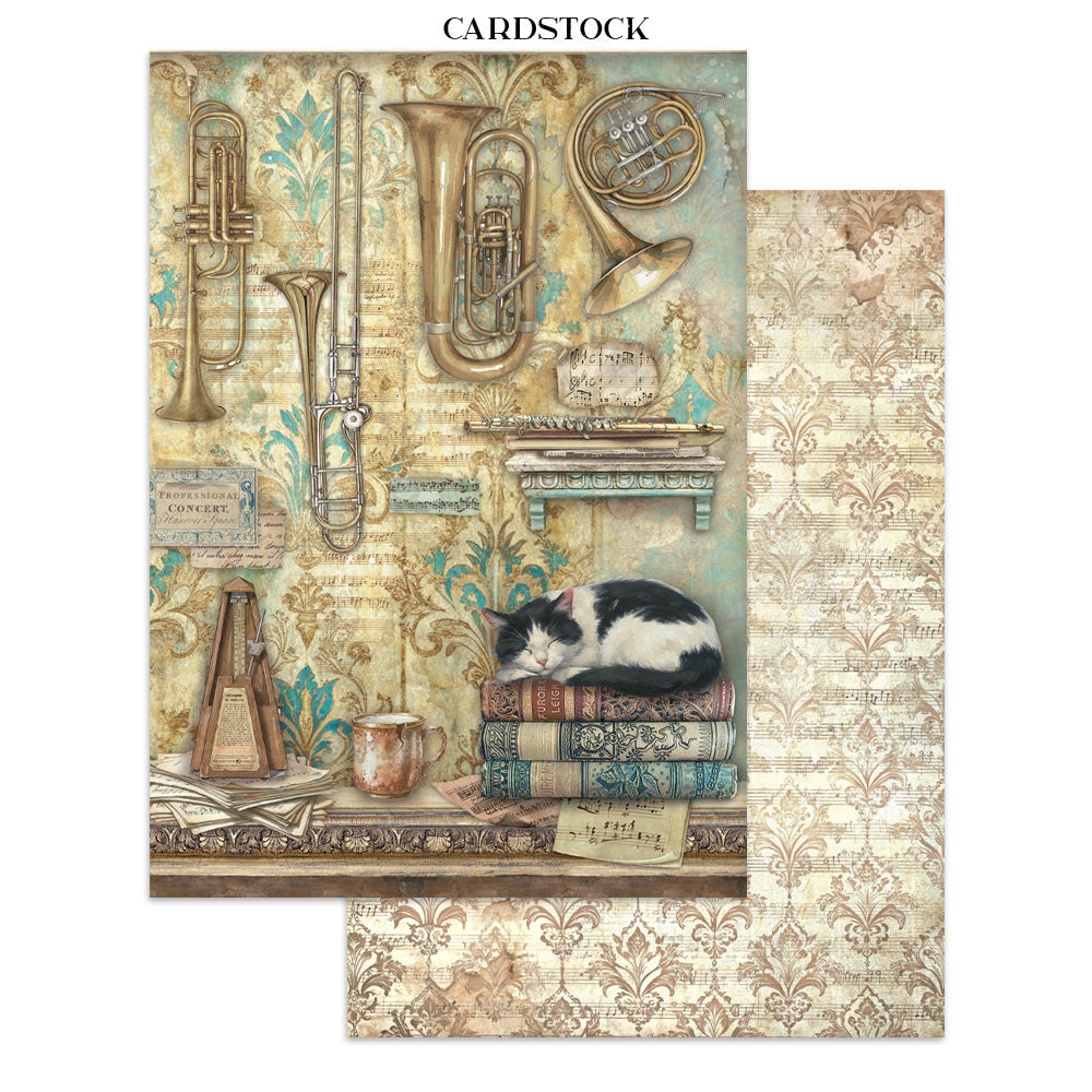 Stamperia SYMPHONY A5 Junk Journal FOCUS POINTS for Arts & Crafts #SBJKS03