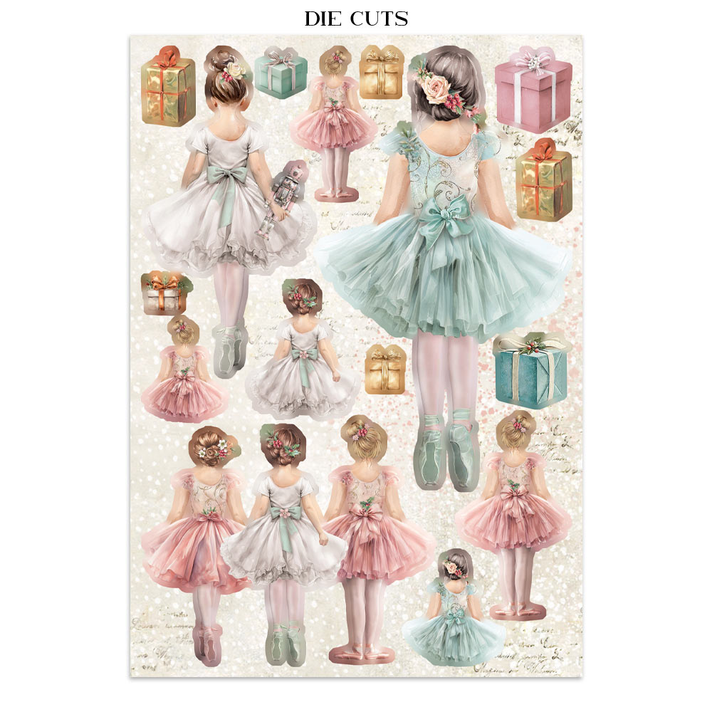 Stamperia WINTER MAGIC A5 Junk Journal FOCUS POINTS for Arts & Crafts #SBJKS04