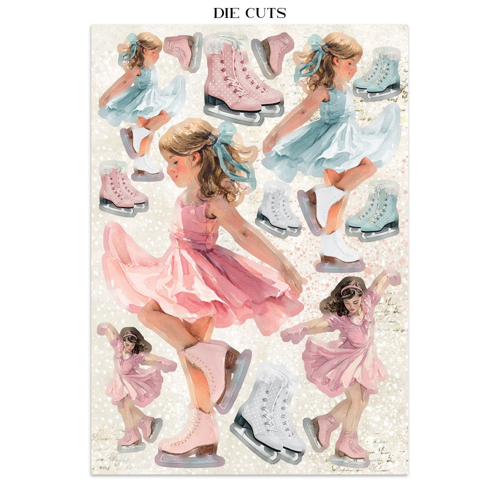 Stamperia WINTER MAGIC A5 Junk Journal FOCUS POINTS for Arts & Crafts #SBJKS04