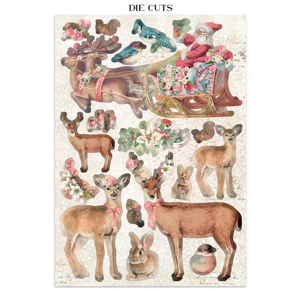 Stamperia WINTER MAGIC A5 Junk Journal FOCUS POINTS for Arts & Crafts #SBJKS04