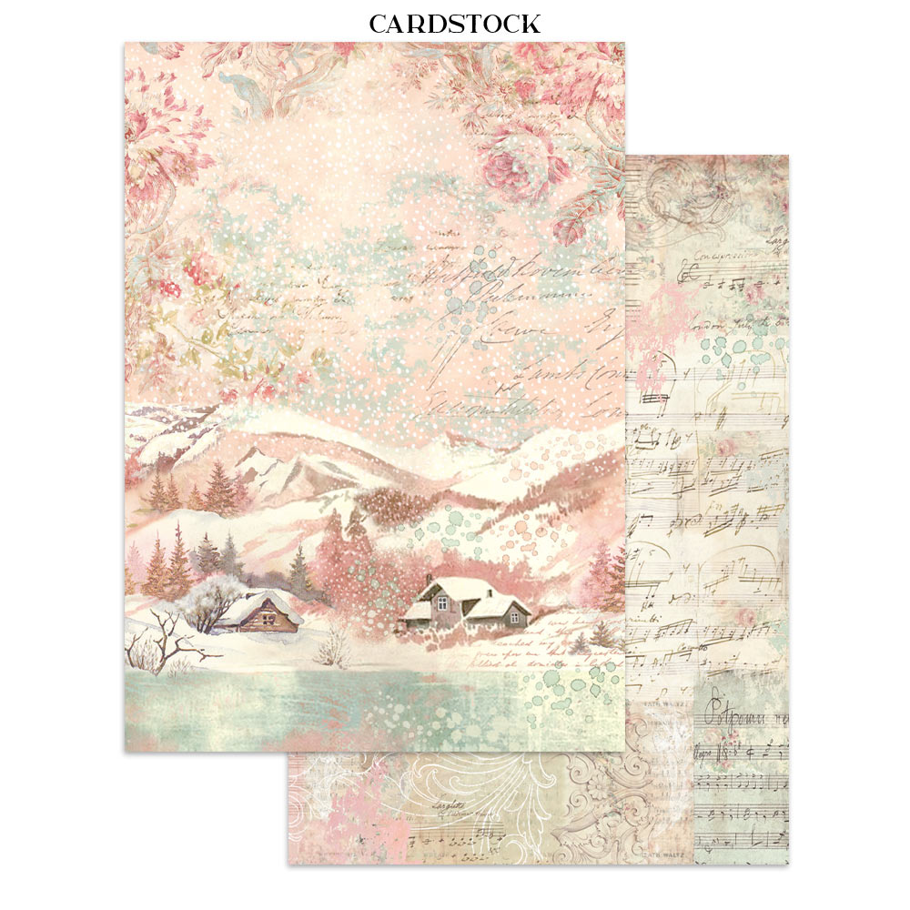 Stamperia WINTER MAGIC A5 Junk Journal FOCUS POINTS for Arts & Crafts #SBJKS04