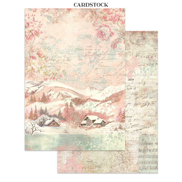 Stamperia WINTER MAGIC A5 Junk Journal FOCUS POINTS for Arts & Crafts #SBJKS04