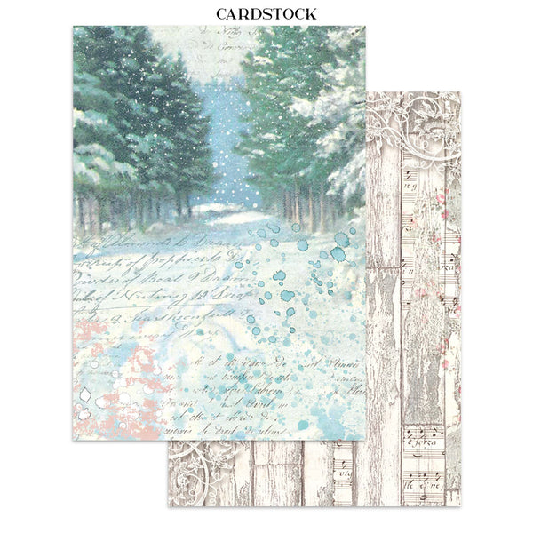 Stamperia WINTER MAGIC A5 Junk Journal FOCUS POINTS for Arts & Crafts #SBJKS04