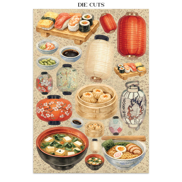 Stamperia ORIENTAL GARDEN A5 Junk Journal FOCUS POINTS for Arts & Crafts #SBJKS05