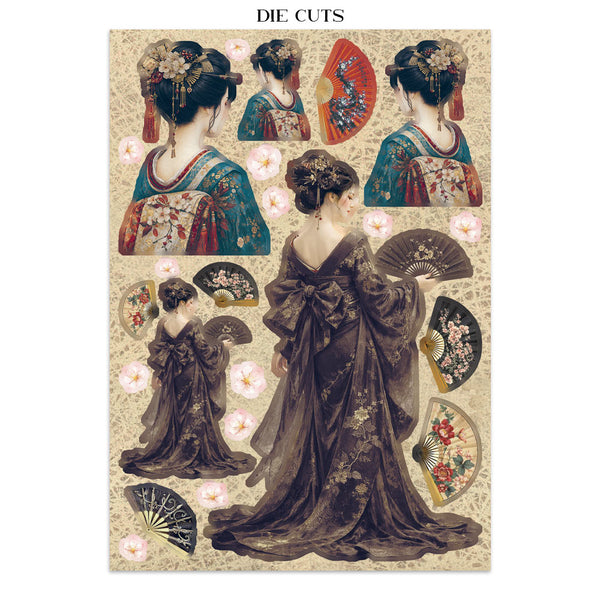 Stamperia ORIENTAL GARDEN A5 Junk Journal FOCUS POINTS for Arts & Crafts #SBJKS05