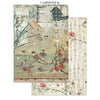 Stamperia ORIENTAL GARDEN A5 Junk Journal FOCUS POINTS for Arts & Crafts #SBJKS05