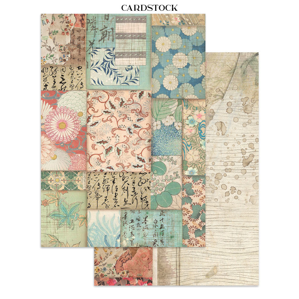 Stamperia ORIENTAL GARDEN A5 Junk Journal FOCUS POINTS for Arts & Crafts #SBJKS05