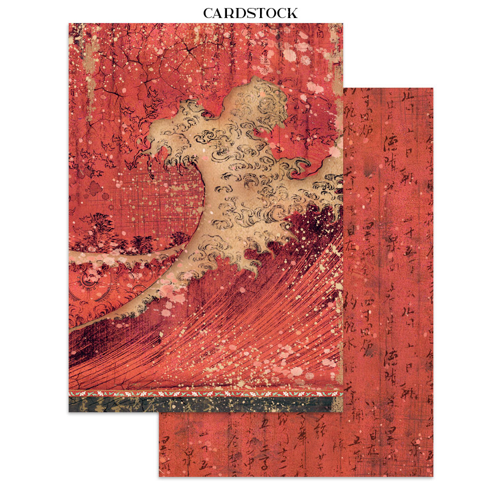 Stamperia ORIENTAL GARDEN A5 Junk Journal FOCUS POINTS for Arts & Crafts #SBJKS05