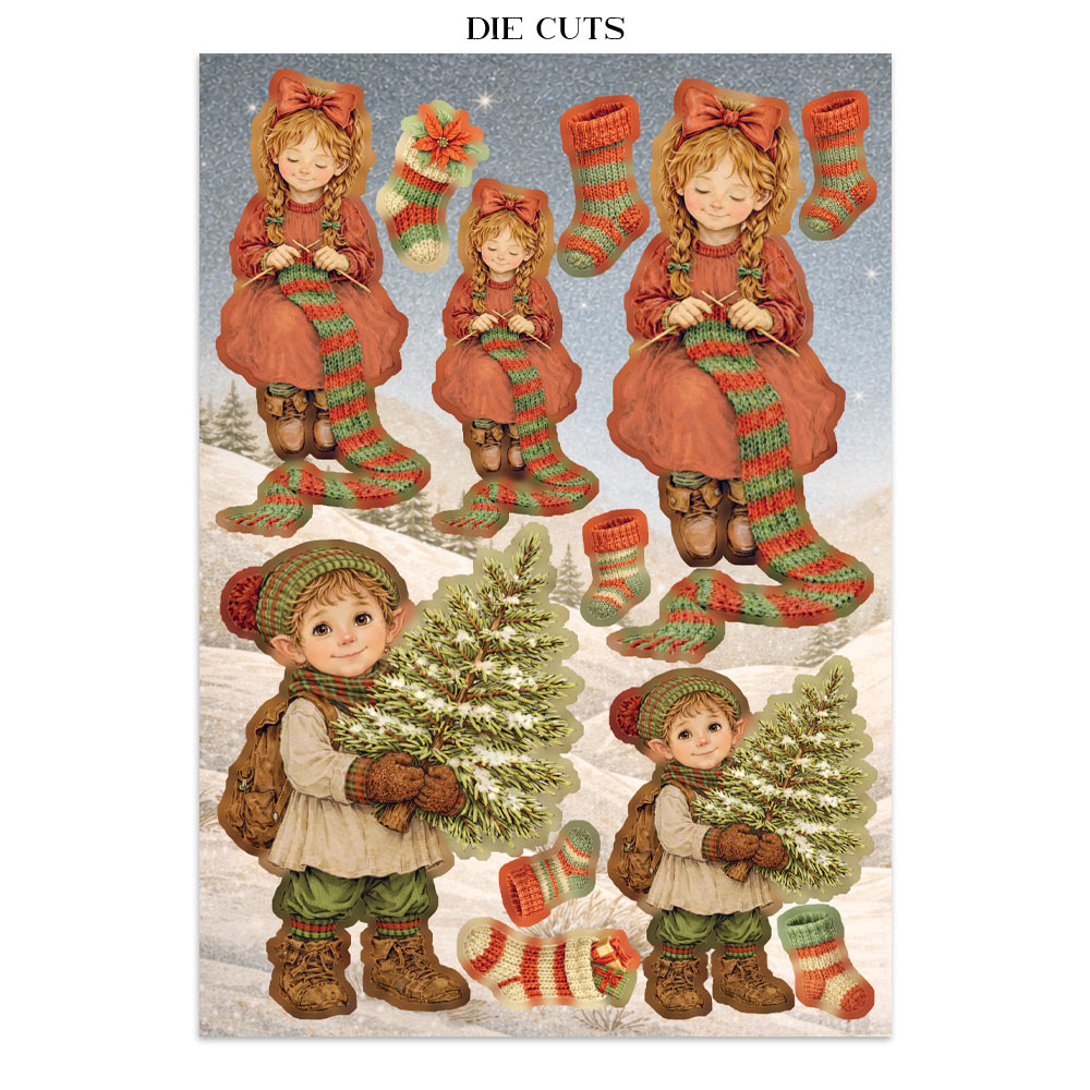 Stamperia Silent Night CHRISTMAS A5 Junk Journal FOCUS POINTS for Arts & Crafts #SBJKS06
