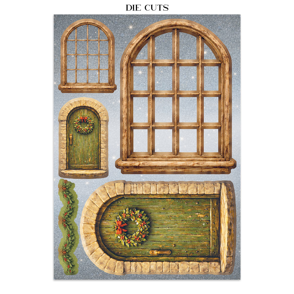 Stamperia Silent Night CHRISTMAS A5 Junk Journal FOCUS POINTS for Arts & Crafts #SBJKS06