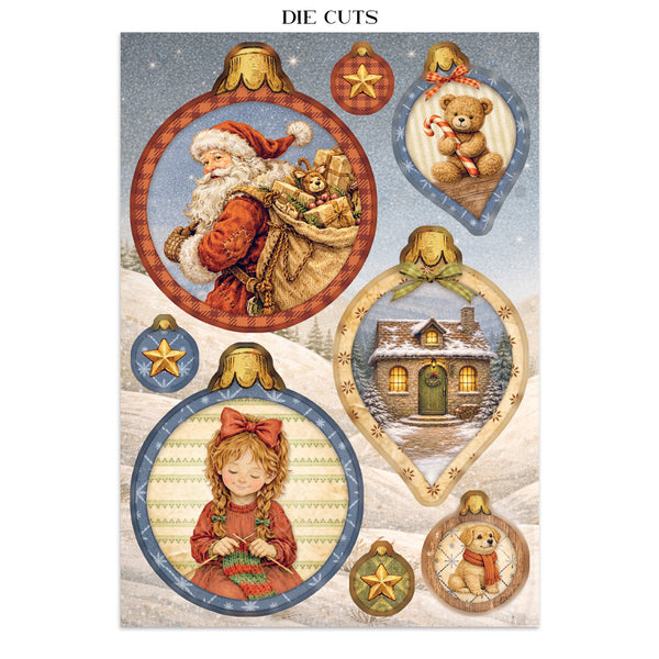 Stamperia Silent Night CHRISTMAS A5 Junk Journal FOCUS POINTS for Arts & Crafts #SBJKS06