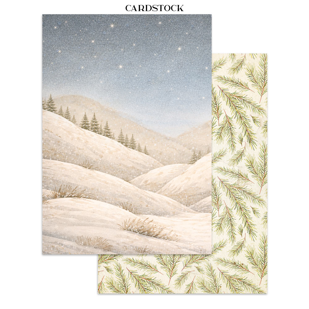 Stamperia Silent Night CHRISTMAS A5 Junk Journal FOCUS POINTS for Arts & Crafts #SBJKS06