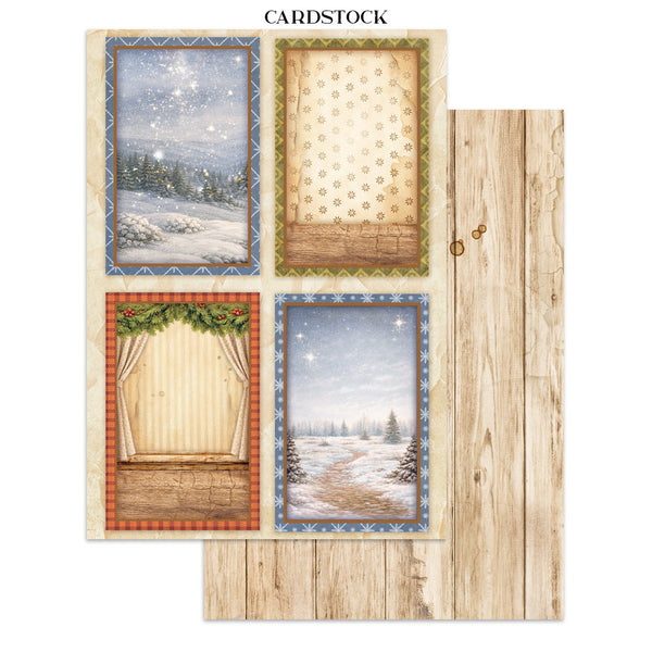 Stamperia Silent Night CHRISTMAS A5 Junk Journal FOCUS POINTS for Arts & Crafts #SBJKS06