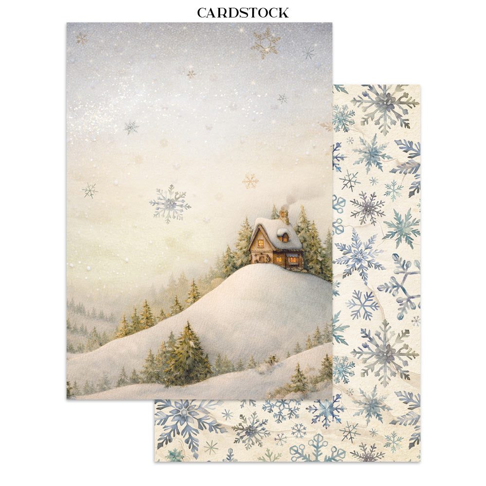 Stamperia Silent Night CHRISTMAS A5 Junk Journal FOCUS POINTS for Arts & Crafts #SBJKS06