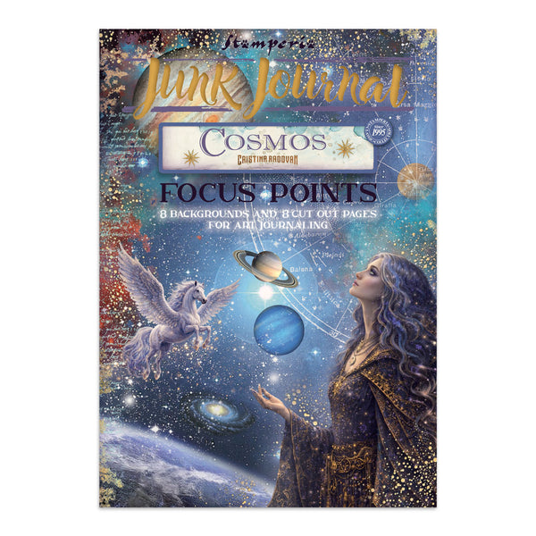 Stamperia COSMOS - A5 Junk Journal FOCUS POINTS for Arts & Crafts #SBJKS08