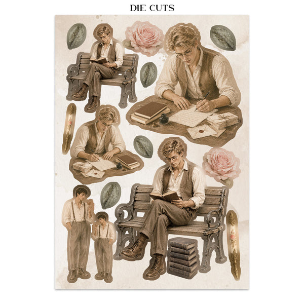 Stamperia FLOWERS and POEMS A5 Junk Journal FOCUS POINTS for Arts & Crafts #SBJKS10