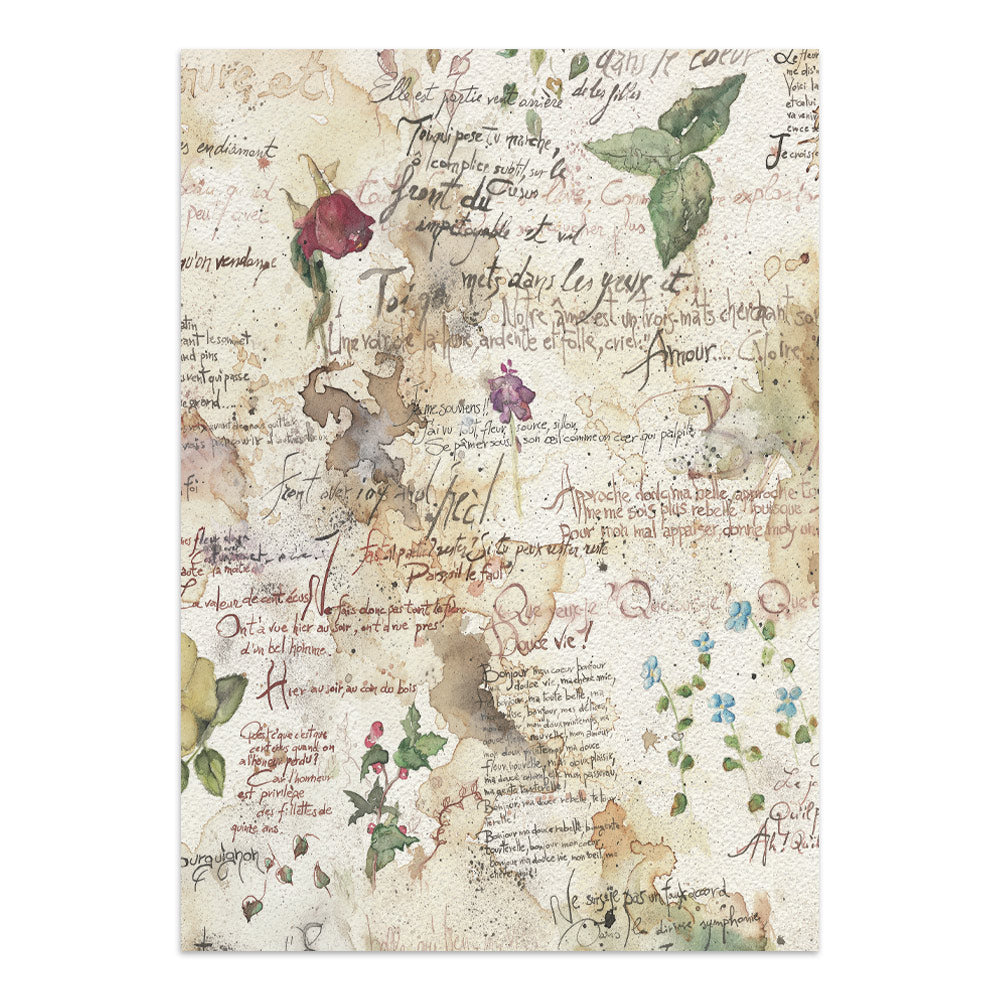 Stamperia FLOWERS and POEMS A5 Junk Journal FOCUS POINTS for Arts & Crafts #SBJKS10