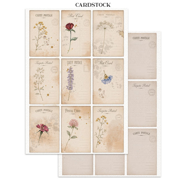 Stamperia FLOWERS and POEMS A5 Junk Journal FOCUS POINTS for Arts & Crafts #SBJKS10