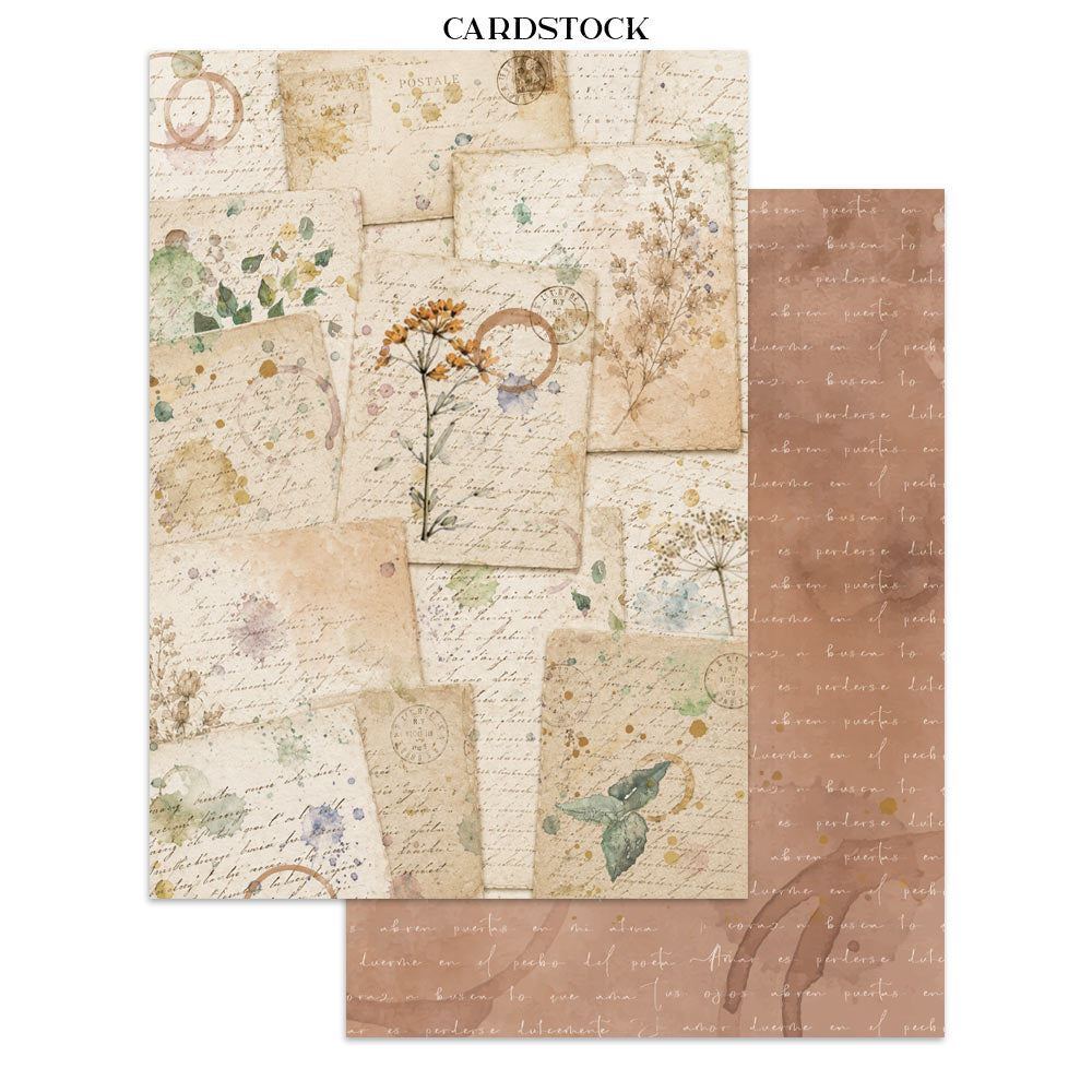 Stamperia FLOWERS and POEMS A5 Junk Journal FOCUS POINTS for Arts & Crafts #SBJKS10